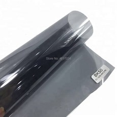 50% VLT 블랙 컬러 플라스틱 윈도우 필름 롤 염색 선 컨트롤 2 겹 50cm x 200cm, 1개