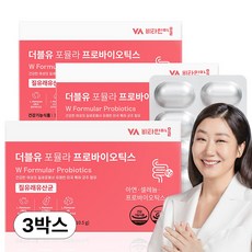 비타민마을 더블유 포뮬라 프로바이오틱스 질 유산균 10.5g, 30정, 3개