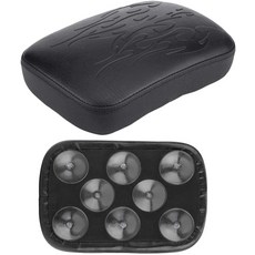 할리 초퍼 밥버 다이나 스포츠스터 소프트 투어 883 카페 레이서 바이크 ATV 뒷좌석 승객 파이온 시트 커버 에어호크 오토바이 흡입 용품 패턴, 1개