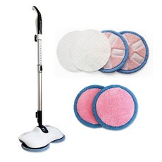 화니 듀얼 물걸레 청소기 유선 패드2장포함 HSV5000F, HSV5000F+추가:일회용청소포20P+부착용패드2P