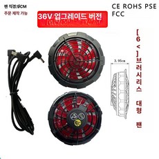 부착형 선풍기 선풍기옷 야외 충전선풍기 USB 현장직, 프리사이즈, 36 V + 케이블, 기본 색상