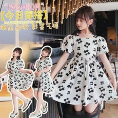 賣場優選童裝 女童洋裝 女童連衣裙夏裝2025新款韓版洋氣女孩中大童公主裙兒童夏季裙子潮