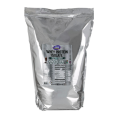 NOW Foods 袋裝分離乳清蛋白粉 巧克力奶油風味, Dutch Chocolate, 4.54kg, 1包