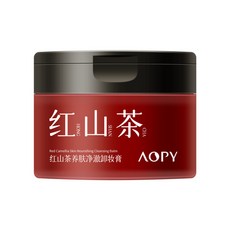 AOPY 紅山茶養膚淨澈卸妝膏 深層清潔 臉部彩妝卸妝乳, 1個, AOPY紅山茶養膚淨澈卸妝膏100g