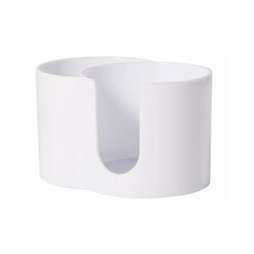 스 지 박스 욕실 항아리 메이크업 주최자 코튼 라운드 패드 홀더 면봉 상자 디스펜서, 02 white, 1개