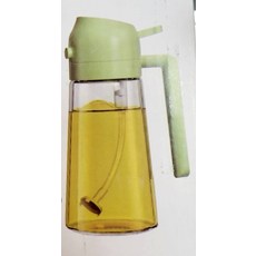 噴霧式加油瓶 玻璃透明瓶身, 1個, 470ml