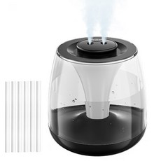 Fowod 청소편한편한 저소음 대용량 초음파 가습기 3L 필터 셋트 2+4, 블랙, JB3000