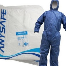 부직포 원피스 전신 밀폐형 작업복 후드 일체형 산업 위생 안전복 백색, 1개, 상세페이지 참조