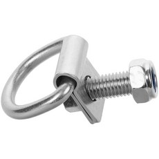 트럭 화물 견인 고리 링 마운트 홀 헤비 듀티 트레일러 타이 다운 앵커 트럭용, 1개, 기본