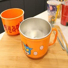 [llon몰] 짱구 손잡이 스텐그릇 비빔밥그릇