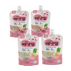 아이배냇 배냇밀 실온이유식 후기 혼합 세트 소고기표고버섯쌈배추죽2개+닭가슴살감자근대죽2개 100g 4개 기저귀가방 여행, 1세트, 소고기표고버섯쌈배추죽 닭가슴살감자근대죽