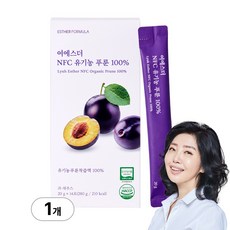 [본사직영] 여에스더 NFC 유기농 푸룬 100% (한 포에 푸룬 8개를 껍질까지 통째로!) 국민영양 프로젝트, 1박스, 280g