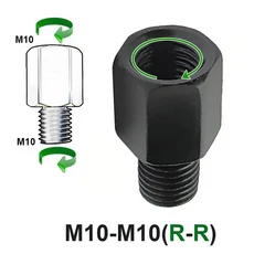 블랙 미러 어댑터 M10 M8 10MM 8MM 바이크 오토바이 스쿠터 오른쪽 왼손 스레드 변환 볼트 호환 나사, 07 M8-M8(R-R)
