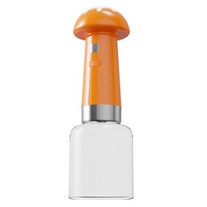 寵物沐浴泡泡機 蘑菇造型 貓狗通用 USB充電, 橙色, 1個