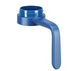 Hydroflask 넓은 입구 물병용 교체 뚜껑 하이드로 플라스크 액세서리용 빨대가 있는 상단 하이드로플라스크 30.6cm(12 16 20 32 40 64 128 온스) 와이드, 파란색 손잡이, For 64~128 oz