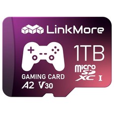 LinkMore XV13 128GB MicroSD 메모리 카드 MicroSDXC A1 UHS-I U3 V30 클래스 10 최대 95MB/s 읽기 최대 60MB/s 쓰기 SD, 1TB