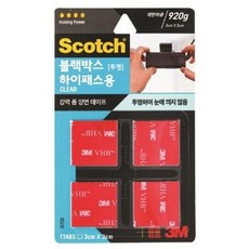 3M 스카치 강력 블랙박스 하이패스용 (투명) CLT33, 1