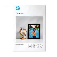 HP 9RR55A 광택 포토용지 A4 20매 180g, 20개, 10x15cm