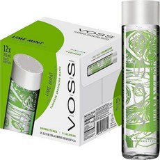 보스 아르테시안 탄산 스파클링 라임 민트 375ml 12개 VOSS Artesian Sparkling Water Lime Mint