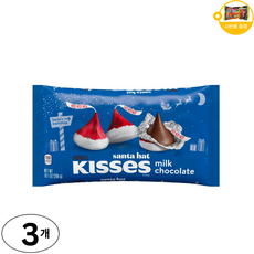 겨울 한정 크리스마스 초콜렛 키세스 산타모자 사은품 추가증정, 286g, 3개