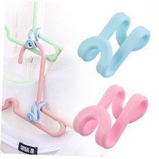 미끄럼방지 의류걸이 5p 옷정리 수납 옷장정리 행거 가정용 생활용품 의류보관, 1개, 핑크