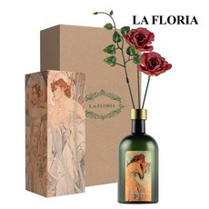 라플로리아 꽃 디퓨저, 1개, 500ml, S3. 제주 동백 향/A2.들장미(소)L12/레드