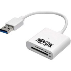 트립 라이트 드라이브 멀티 USB 카드 라이터 초고속 5GBPS 알루미늄 메모리 리더, TRIPP LITE SDXC/SDHC 6인치