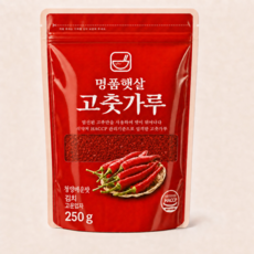 명품햇살 고춧가루 매운맛 굵은입자 한식 김치, 1개, 250g