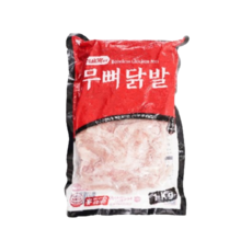 푸드맥스 닭발 원료 무뼈닭발, 1kg, 5개
