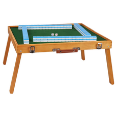 露營中毒本鋪 折疊麻將桌 迷你麻將桌 旅用麻將桌 內附麻將