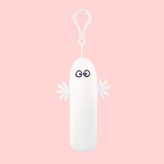 무민 가방고리 인형 해티패티, 1개, 화이트, 12cm