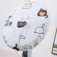 방수 선풍기커버 보호망 덮개 선풍기비닐커버 선풍기보호커버 선풍기보호망, 5-선풍기커버-고양이