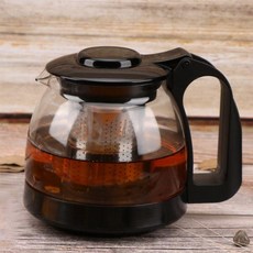 耐高溫加厚玻璃不鏽鋼過濾茶壺茶具套裝, 1個, 700毫升單壺升級版適合1到2人
