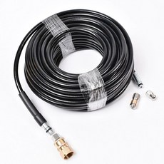 하수구 뚫기 고압관 물쥐 배합 세차기 사용 세척 노즐 M22 30m, 1 4 암 커넥터 20m