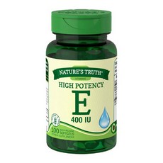 NATURE'S TRUTH 維生素E速釋軟膠囊 400IU, 1個, 100 件