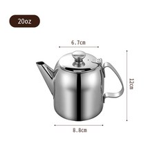 不銹鋼茶壺 家用商用, 20oz≈600ml 60支 箱, 1套, 600L