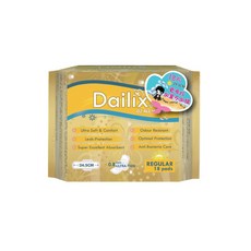 Dailix 楓葉國 吸血鬼超瞬吸抑菌淨味乾爽衛生棉, 1個, 24.5cm棉(18片)*1包(無贈品), 18片, 日用