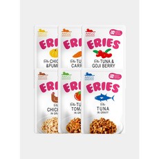Eries 伊瑞思 貓主食餐包 雞肉濕糧 80g 益生元系列, 1個, 混搭口味不挑【好壯壯餐包】,12入/組