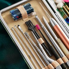 귀청소 귀이개 세트 깃털 휴대용 귀파기 패키지 위생 이어 기사 23종 세트