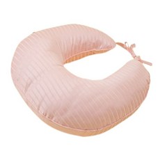 UniBABE優貝比 哺乳三用U型枕-粉色橫條(美麗人生 月子中心), 替換布套(只有外布套)