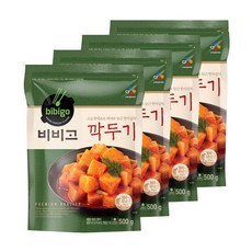 [CJ제일제당]비비고 깍두기500g 4봉, 500g, 4개