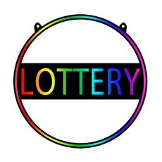 오픈 네온사인 조명 카페 패스트푸드 LED 무선 매장 리모콘 라운드 복권, 1개, RGB