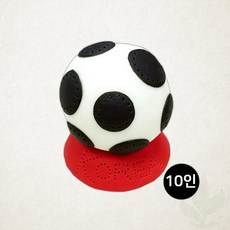 버블솝플레이 비누 만들기 클레이 축구공 검정 10인용 단체 수업 1세트