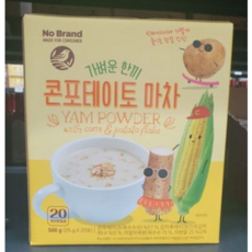 노브랜드 가벼운한끼 콘포테이토마차 500g 2개, 25g, 20개입