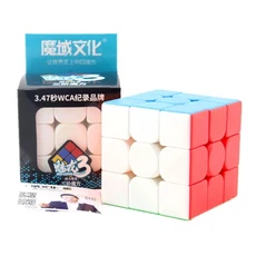 MOYU Meilong 스피드 매직 큐브 2x2 3x3 4x4 5x5 6x6 7x7 8x8 폴라리스 퍼즐 매직 큐브 교육 학습 Cubo Magico Toys, 04 3x3