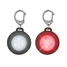 하니펫 강아지 야간산책 충전식 LED 라이트 블랙, 1개
