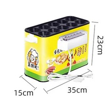 가스 플러그인 자동 계란 햄 소시지 기계 스낵 장비, 02 Electric ten hole, 1개