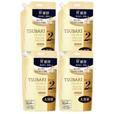 츠바키 파인투데이 프리미엄 리페어 샴푸 리필용, 4개, 600ml