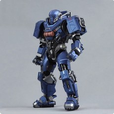 [출시] MENG 멩 MECHA-012 링케이지 MU-2 헤비 3D 시티 가디언 도시 프로텍터 1/9 프라모델, 1개