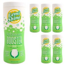 LemiShine 洗碗機用洗滌劑 清新檸檬香, 6個, 340克